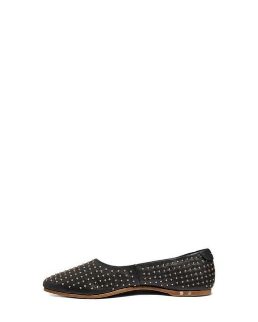 Beek Black Swiftlet Stud Ballet Flat