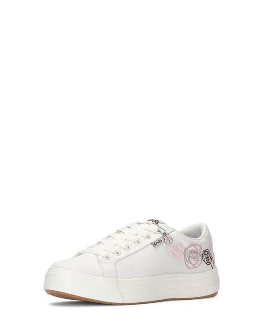 Keds White Park Platform Sneaker