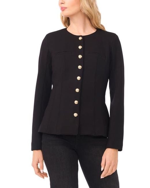Cece Black Shaped Jacket