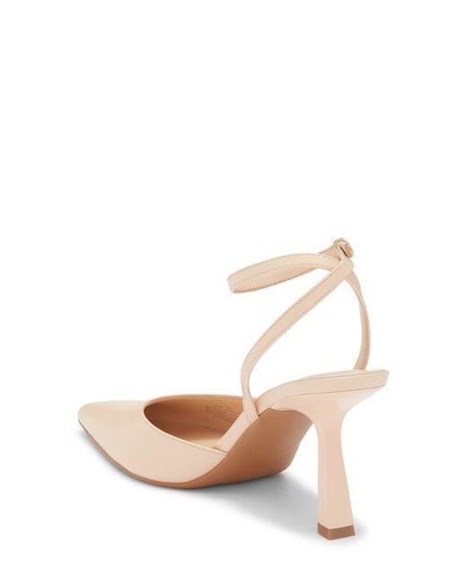 Open Edit Natural Neesha Ankle Strap Pump