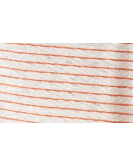 Thread & Supply Blue Mae Stripe Pocket Top