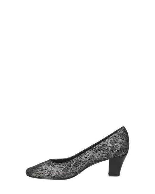 Easy Street Black Ballari Pump
