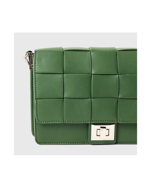Urban Originals Green Loved Woven Crossbody Bag