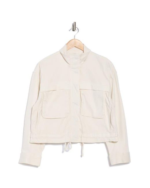 Caslon White Crop Utility Jacket
