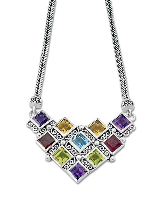 Samuel B. White Multistone Statement Necklace