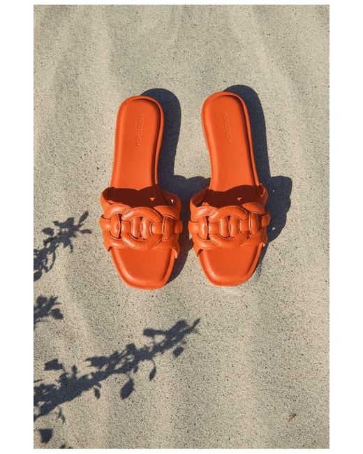 Nordstrom White Carolina Slide Sandal