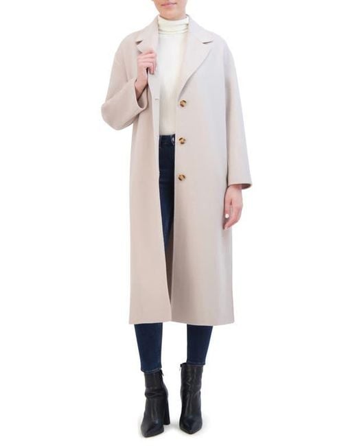 Rebecca Minkoff Natural Relaxed Double Face Coat