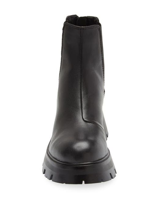 DKNY Black Sasha Lug Chelsea Boot
