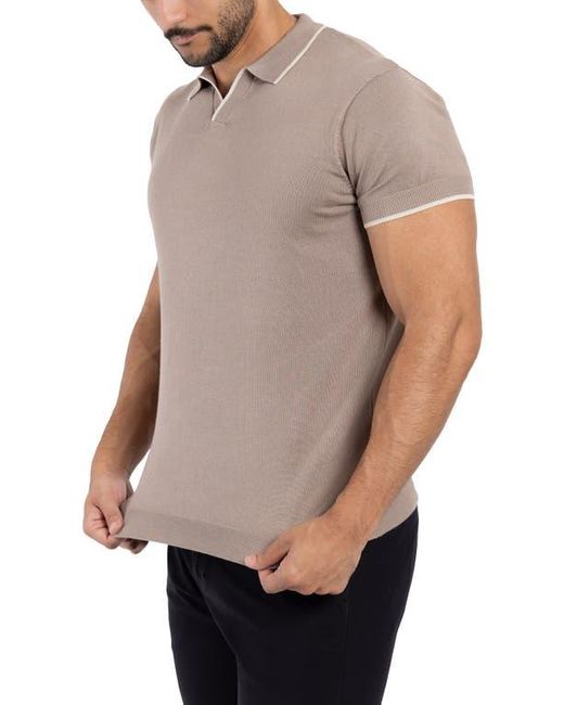 Xray Jeans Gray V-Neck Polo Sweater for men