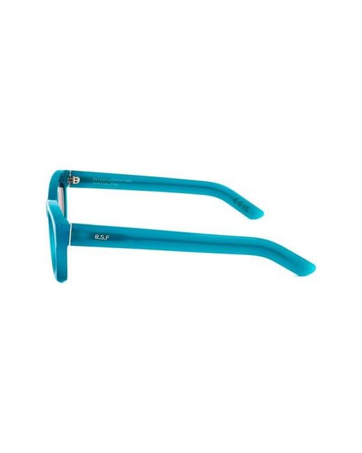 Retrosuperfuture Blue 53Mm Wrap Sunglasses
