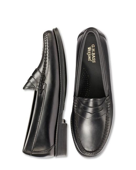 G.H.BASS Black Whitney Easy Weejuns Penny Loafer