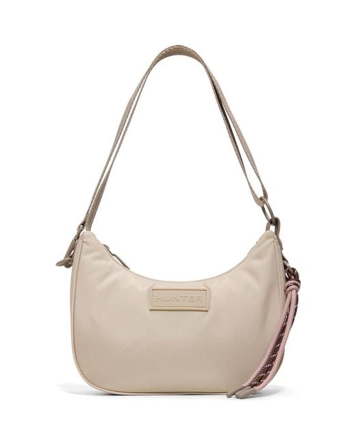 Hunter Natural Loop Back Nylon Crossbody Bag