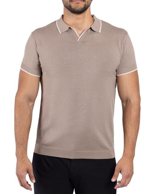 Xray Jeans Gray V-Neck Polo Sweater for men