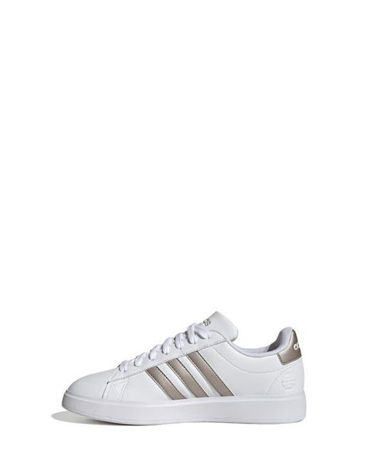 Adidas White Grand Court 2.0 Sneaker
