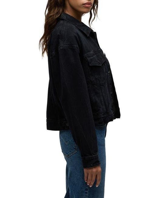 Hudson Black Brea Swing Trucker Jacket