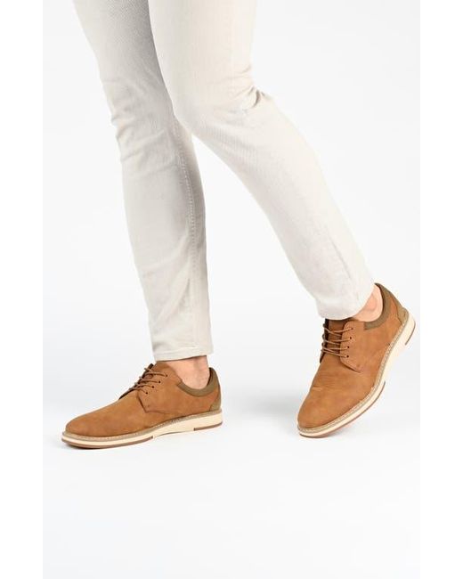 Vance Co. Gray Hodges Plain Toe Derby for men