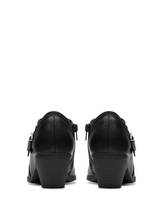 Clarks Black Emily2 Darcey Bootie