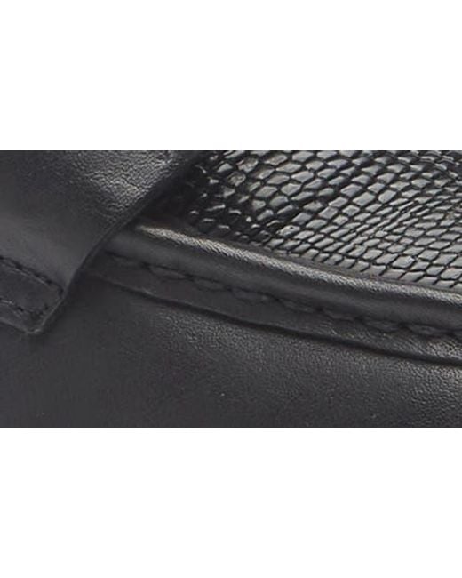 Roberto Cavalli Black Logo Platform Lug Loafer