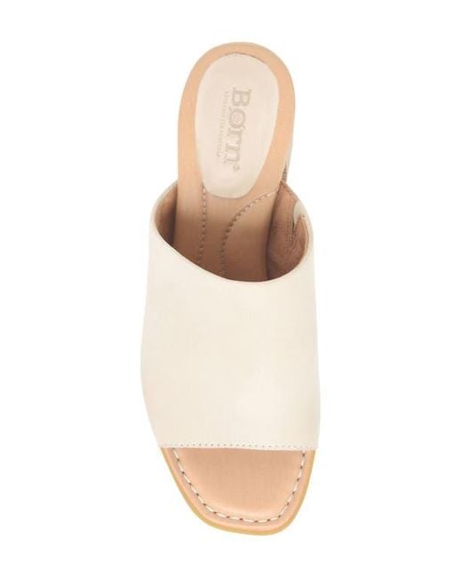 Børn Natural Skylar Block Heel Sandal