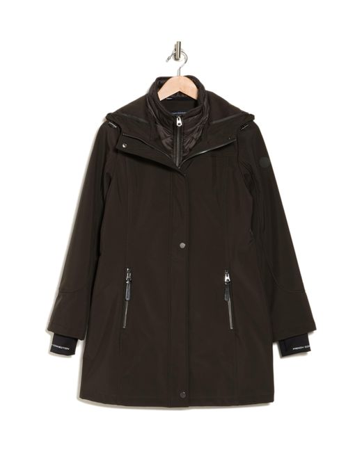 French connection hooded raincoat clearance