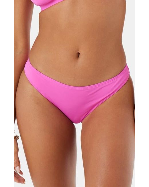 Roxy Purple Sd Beach Classics Moderate Bikini Bottoms