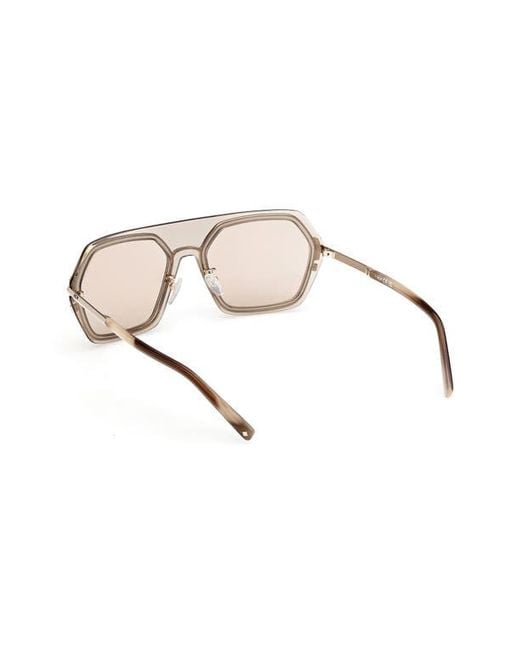 MCM Natural 56Mm Shield Sunglasses
