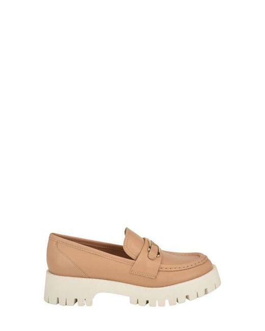 Guess Natural Tracer Platform Lug Loafer