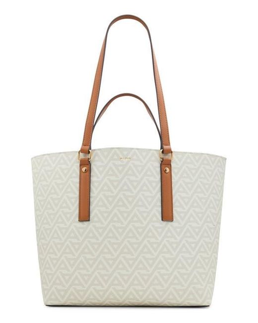ALDO White Cibrian Two-In-One Tote Bag