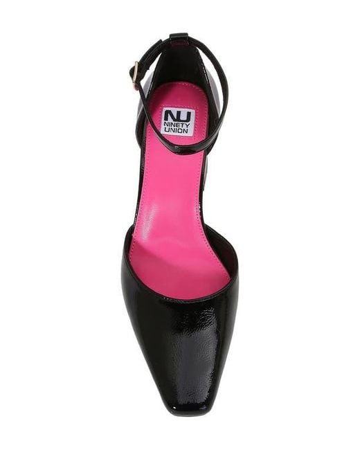 Ninety Union White Megan Square Toe Pump