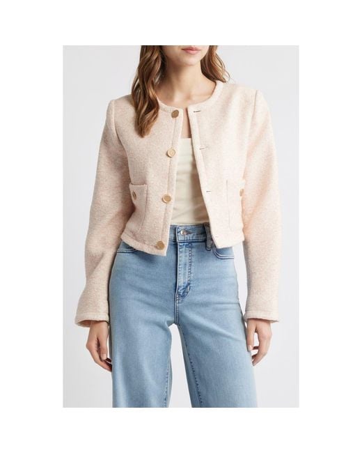 FRAME Blue The Tweed Jacket