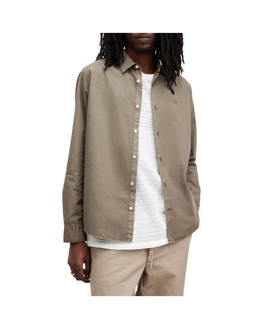 AllSaints Multicolor Tahoe Button-Up Shirt for men