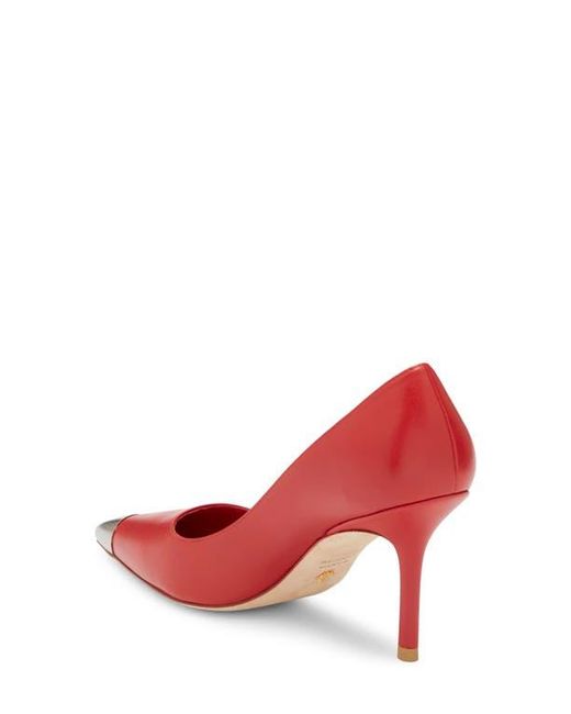 Stuart Weitzman Red Stuart Capsize Pointed Toe Pump