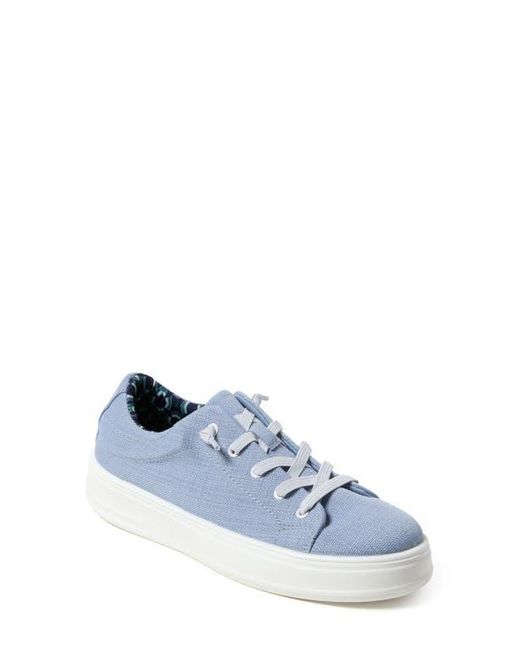 Dearfoams Blue Mabel Woven Slip-On Sneaker
