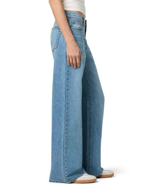 Joe's Jeans Blue Low Rise Wide Leg Jeans