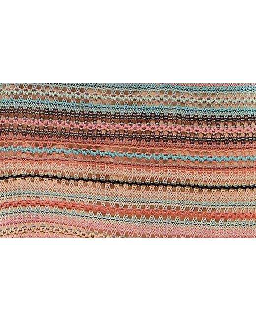 Nina Leonard Multicolor Sleeveless Knit Maxi Dress