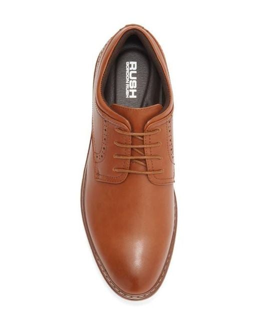 Gordon Rush Brown Brogue Plain Toe Derby for men