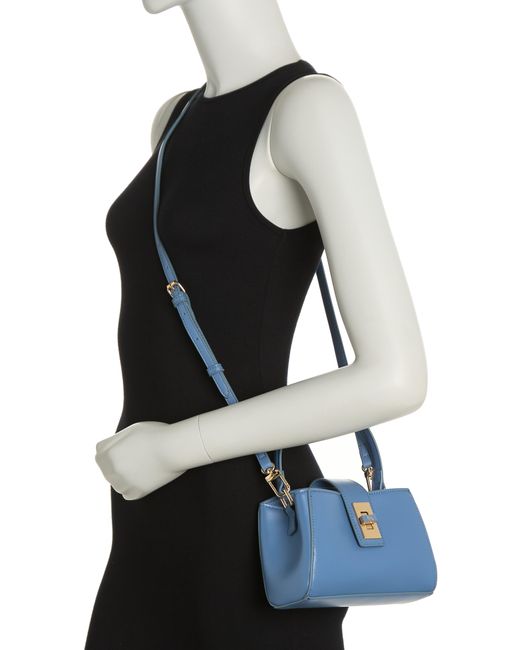 Anne Klein Crossbody Satchel in Blue Lyst