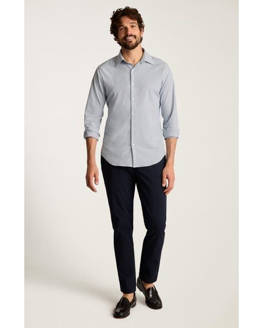 Bonobos Gray Tech Check Button-Up Shirt for men