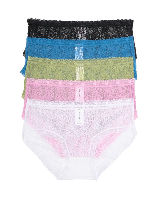 Abound Blue Peyton Assorted 5-pack Lace Hipster Panties