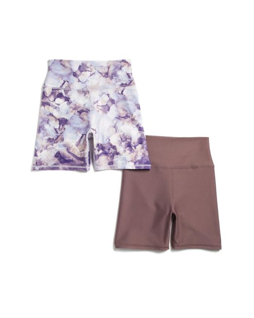 Balance Collection Purple Assorted 2-pack Bike Shorts