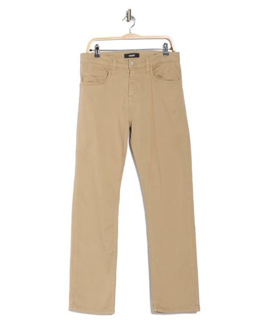 Mavi Natural Zach Straight Leg Twill Pants for men