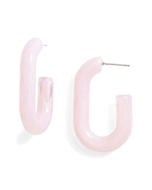 8 Other Reasons Acrylic Hoop Earrings In Pink At Nordstrom Rack