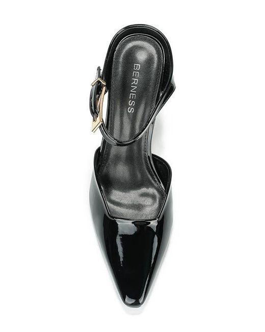 BERNESS Black Cesar Pointed Toe Pump