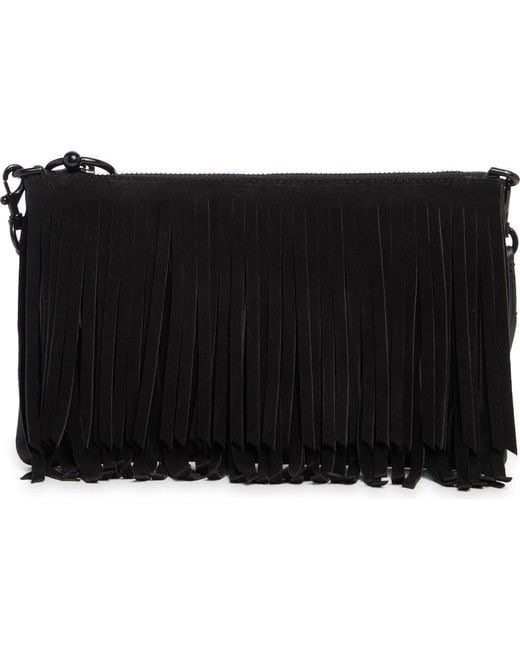 Rebecca Minkoff Black Fringe Crossbody Bag