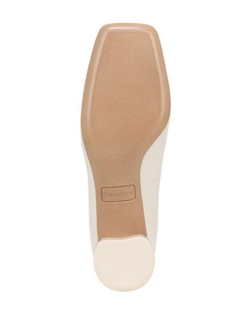 Franco Sarto Natural Natalia Block Heel Pump