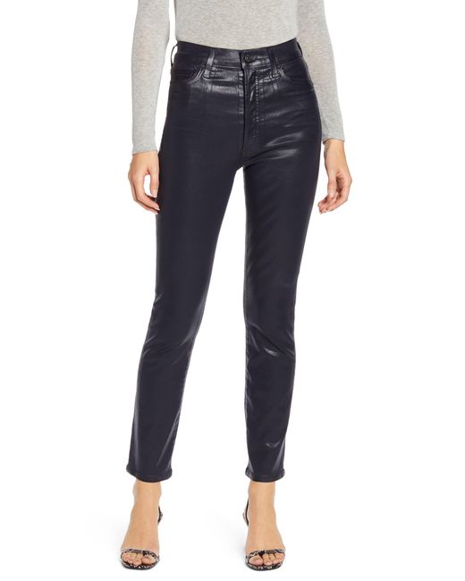 Citizens of Humanity Multicolor Olivia High Waist Slim Faux Leather Pants