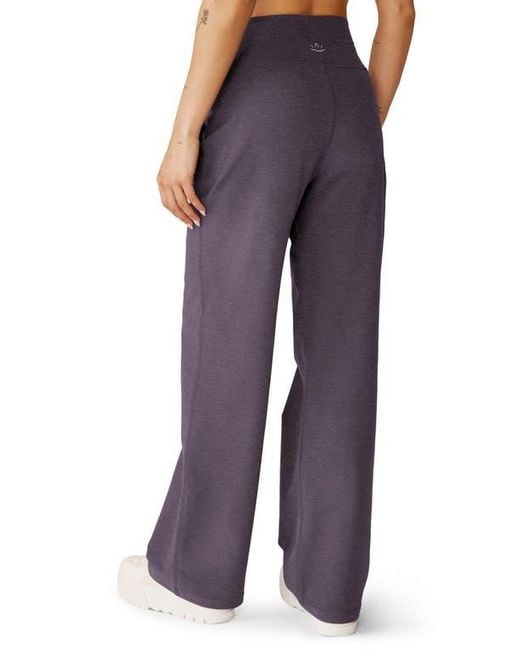 Beyond Yoga Purple Space Dye Wide Leg Pants