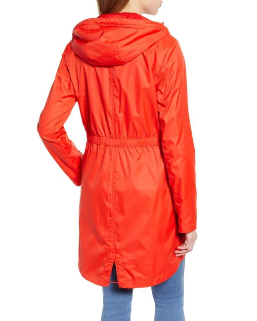 The North Face Red Rissy 2 Hooded Water Repellent Raincoat