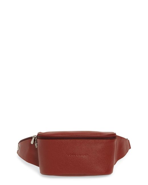 Longchamp Brown Le Foulonne Leather Belt Bag