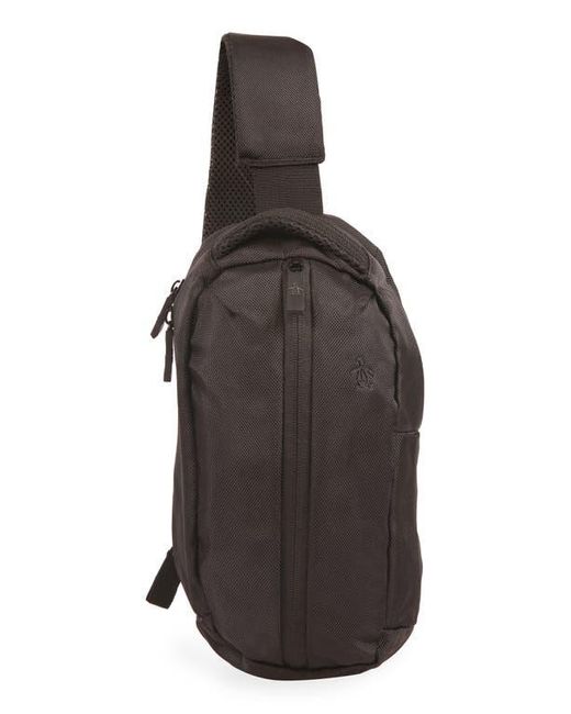 Original Penguin Ballistic Sling Crossbody Bag in Black Lyst